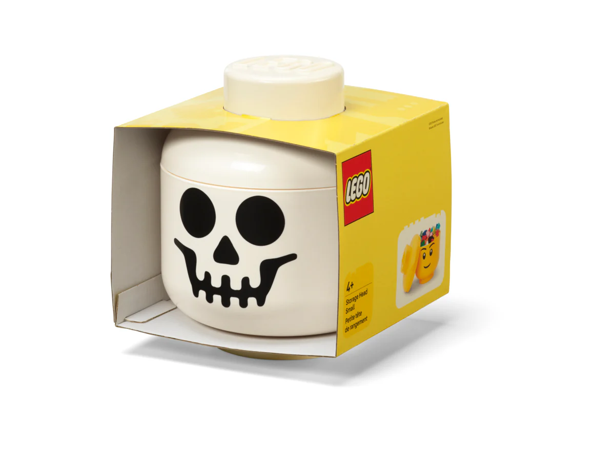 Boîte De Rangement - Tête Squelette - Petite Taille - Blanc - Image 3