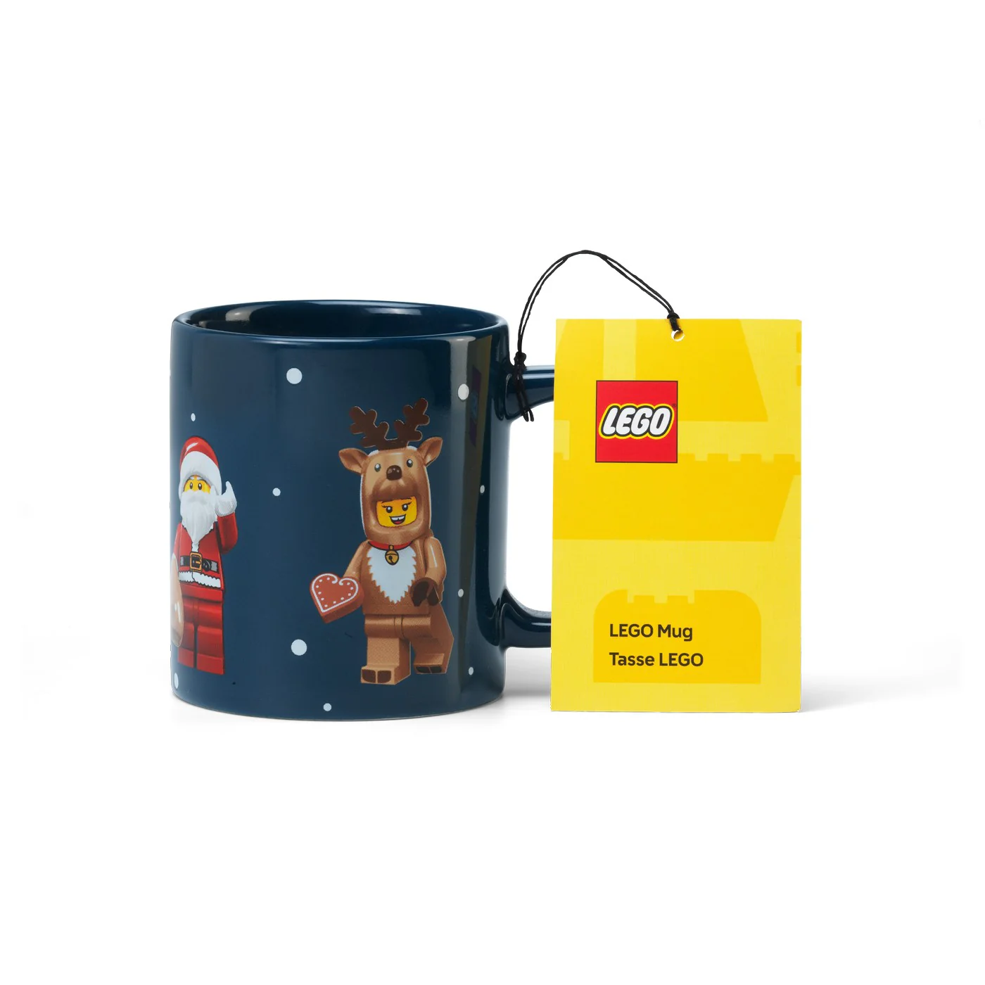 Mug De Noël - Motif Minifigurines - Bleu Nuit - Image 3