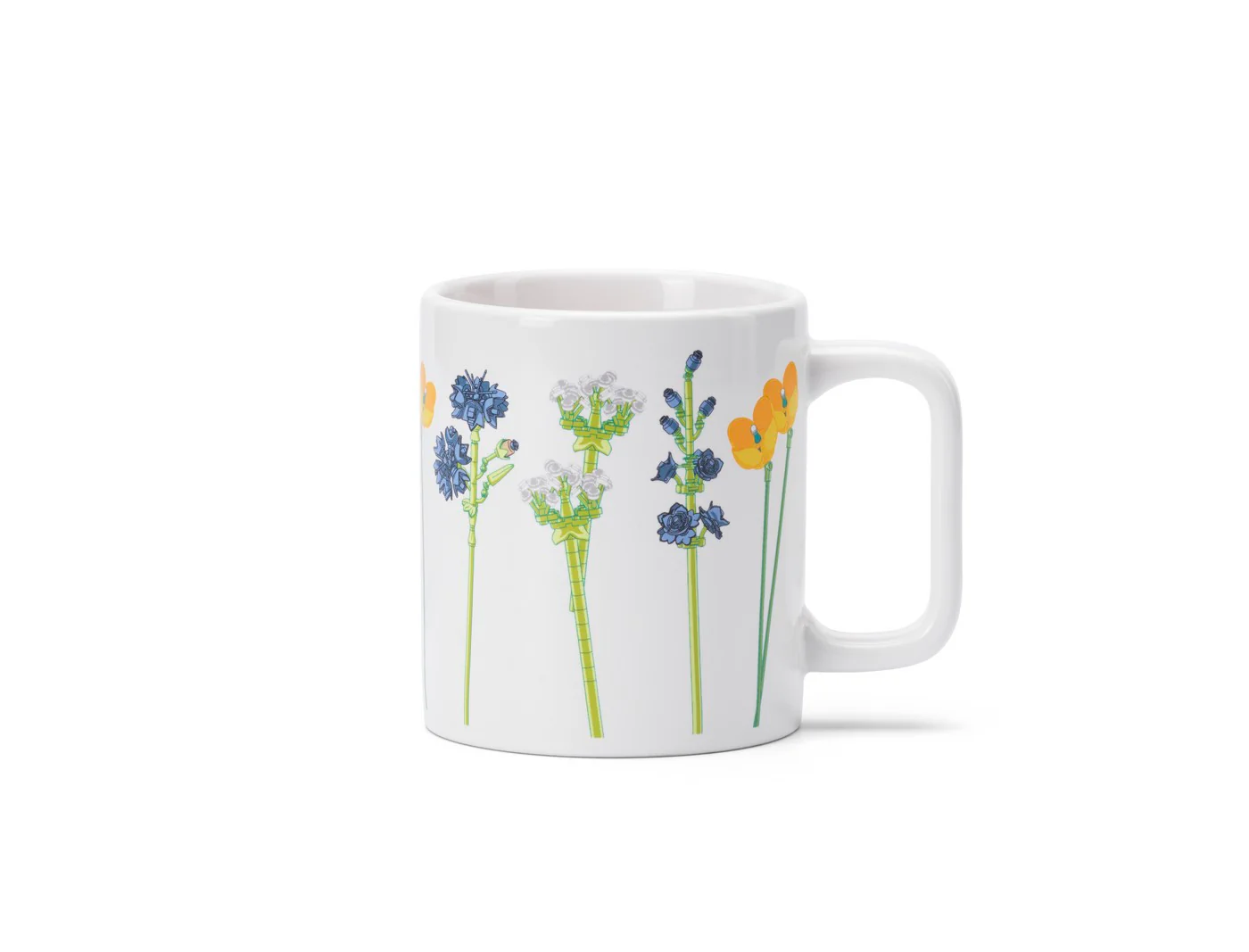 Mug - Motif Fleurs Sauvages - Blanc - Image 2