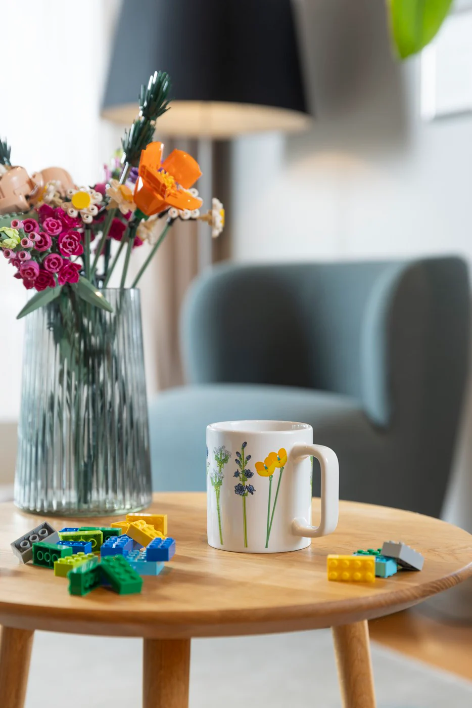 Mug - Motif Fleurs Sauvages - Blanc - Image 3