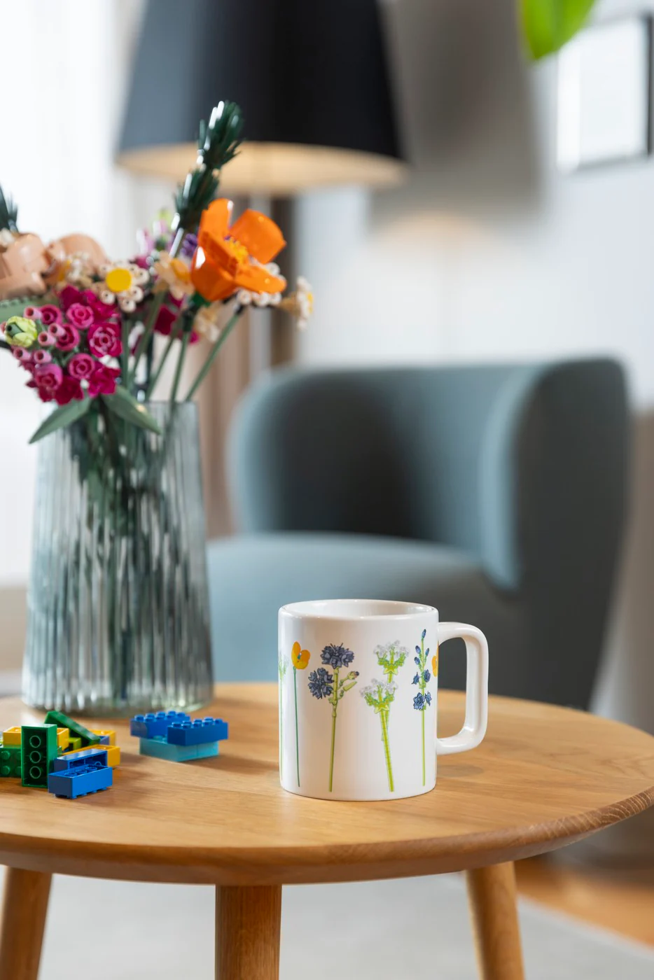 Mug - Motif Fleurs Sauvages - Blanc - Image 4