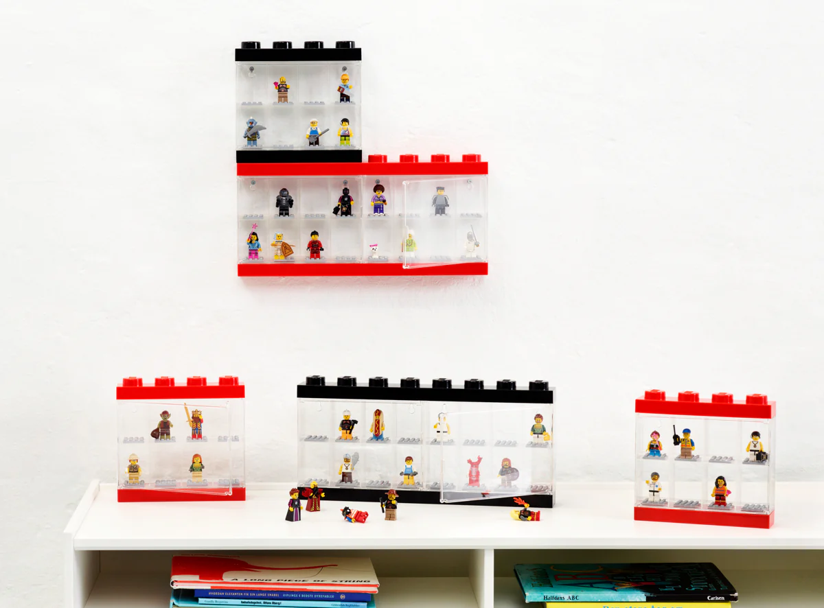 Vitrine - 8 Figurines - Rouge - Image 5