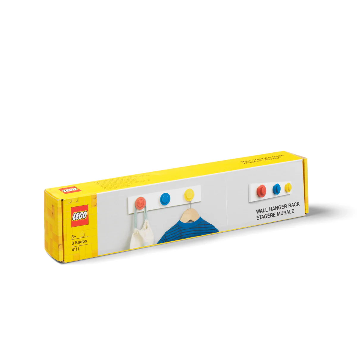 Barre De Patères Murales - Jaune, Bleu & Rouge - Image 2