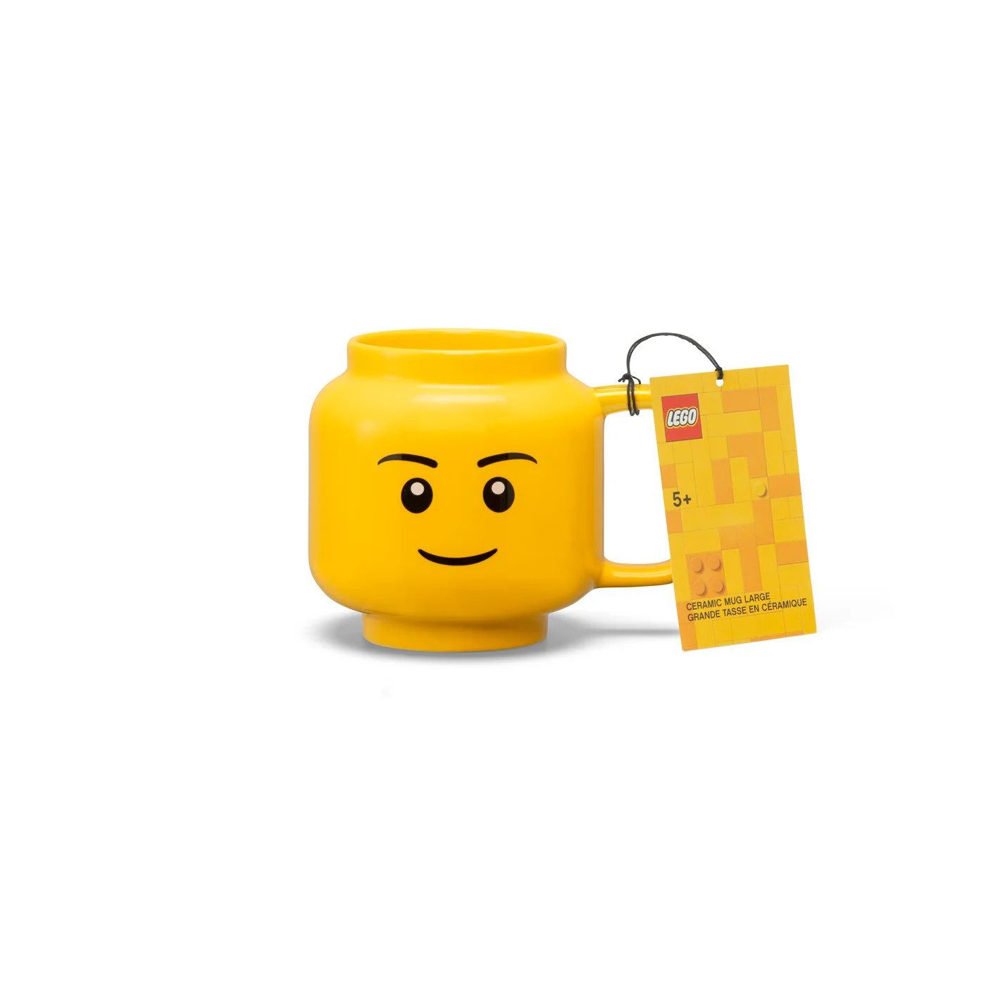 Mug Céramique - Motif Garçon - Grande Taille - Jaune - Image 3