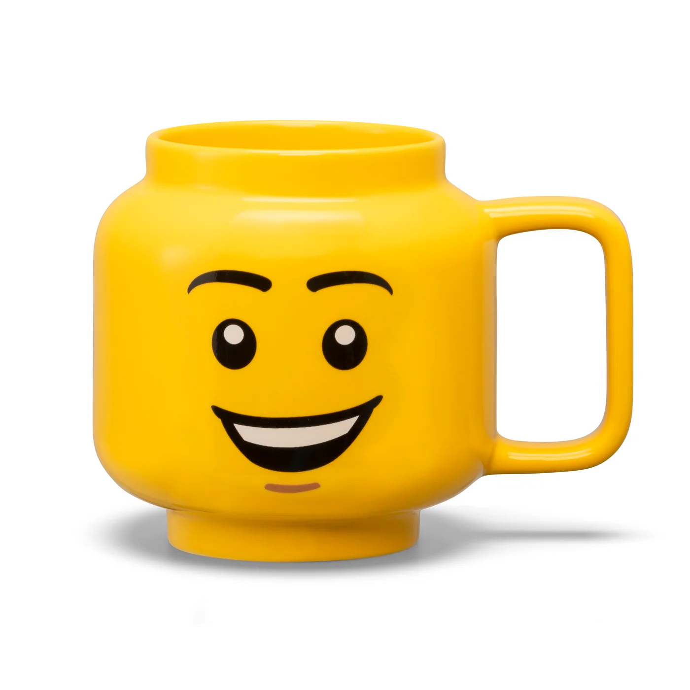 Mug Céramique - Motif Garçon Souriant - Jaune - Image 2