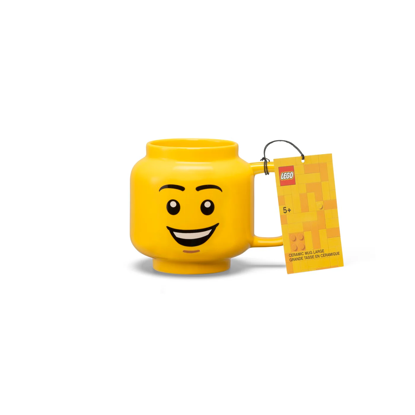 Mug Céramique - Motif Garçon Souriant - Jaune - Image 3