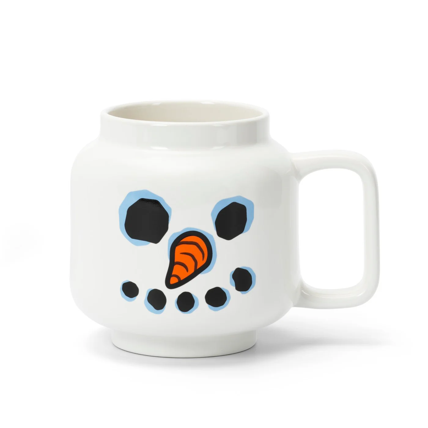 Mug Céramique - Motif Bonhomme De Neige - Blanc - Image 2