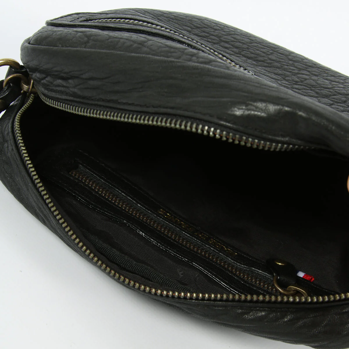 Sac À Bandoulière Maelys - Agneau Noir - Image 5