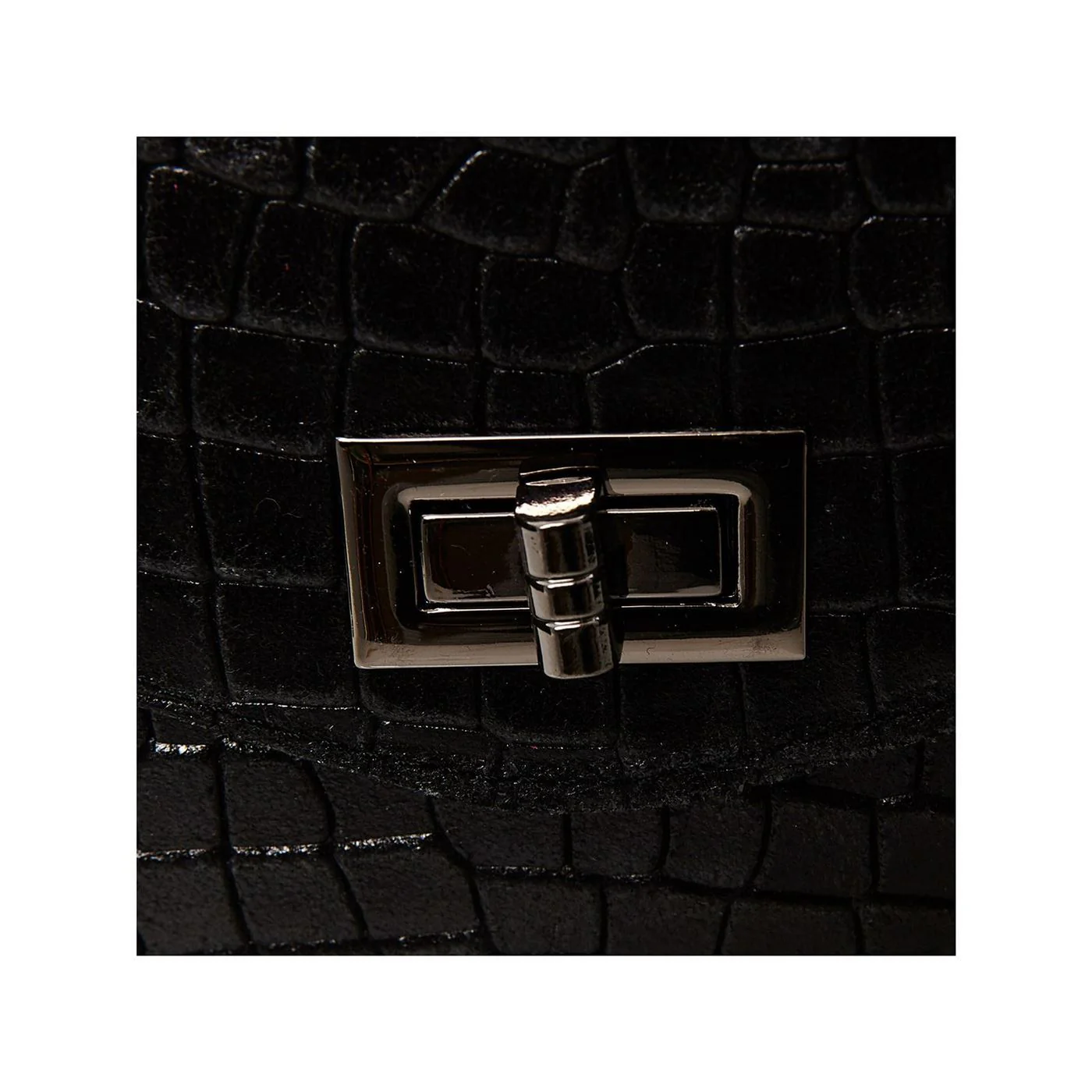 Sac À Bandoulière Maku Croco - Noir - Image 5