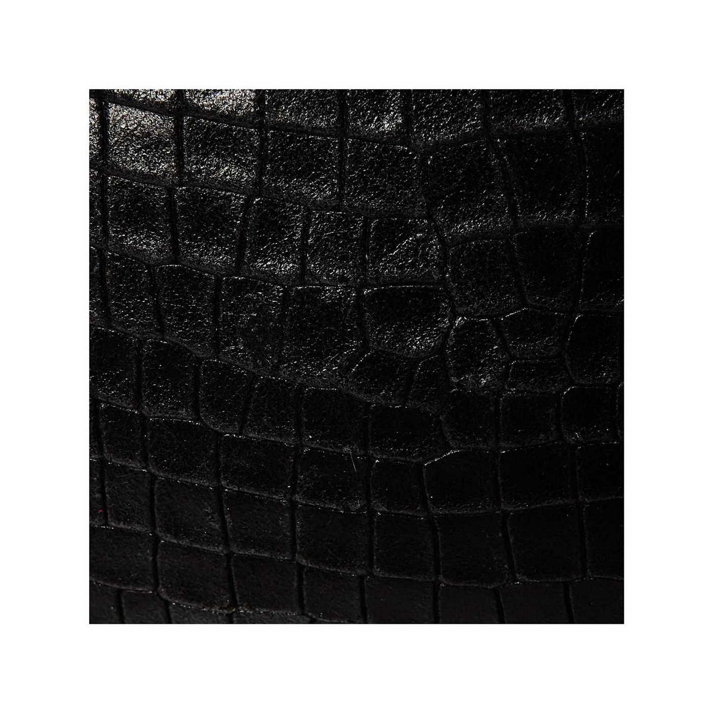 Sac À Bandoulière Maku Croco - Noir - Image 6