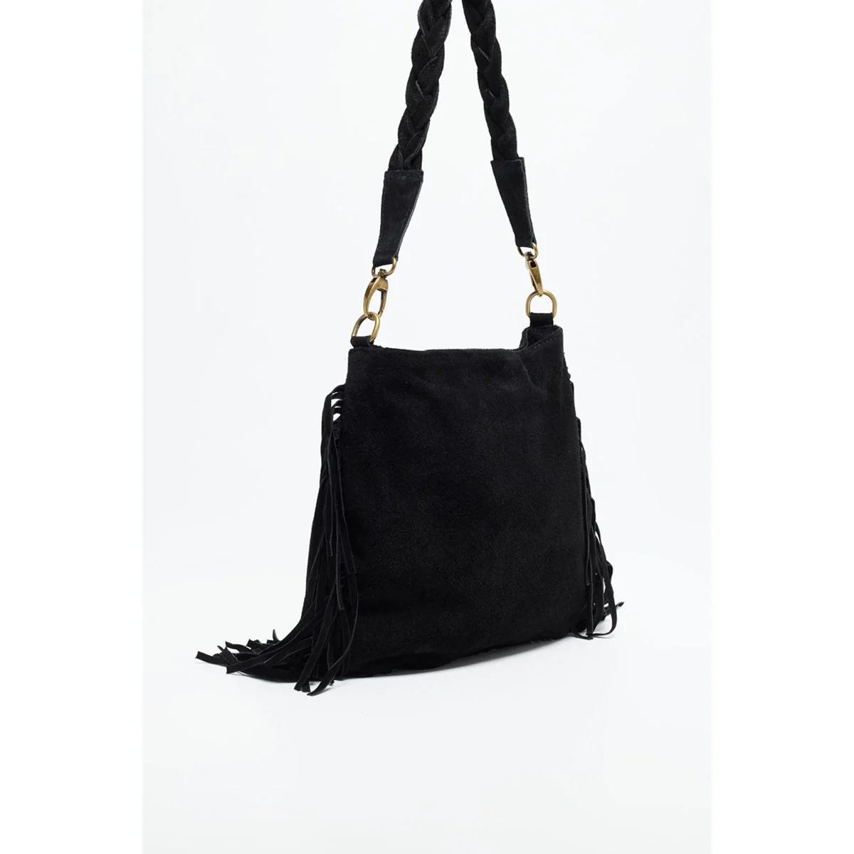 Sac À Main Lucy Franges - Noir - Image 3