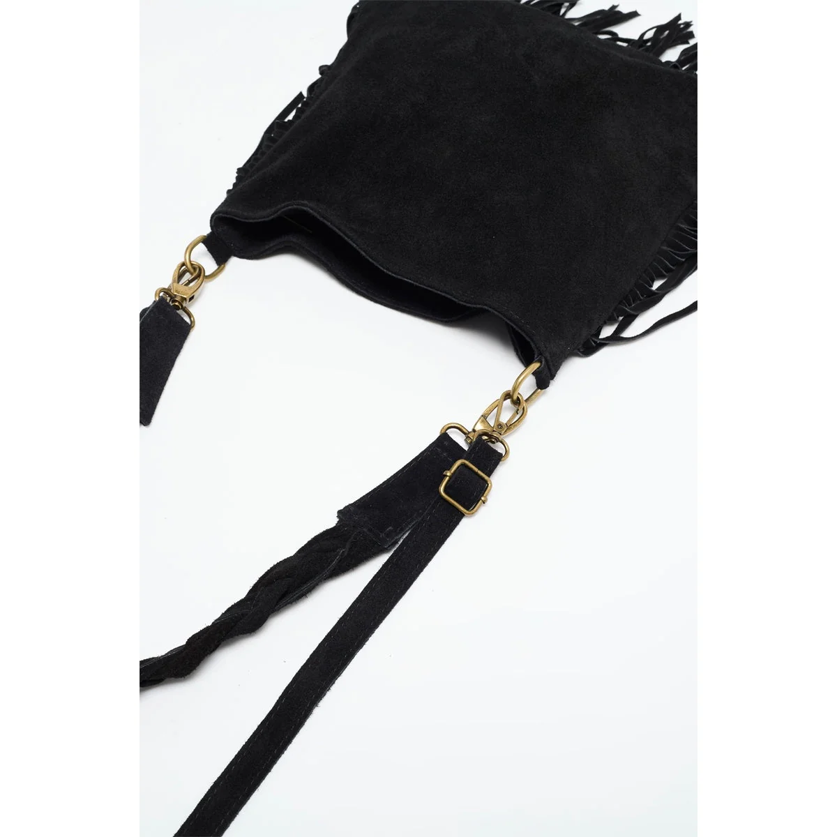 Sac À Main Lucy Franges - Noir - Image 4