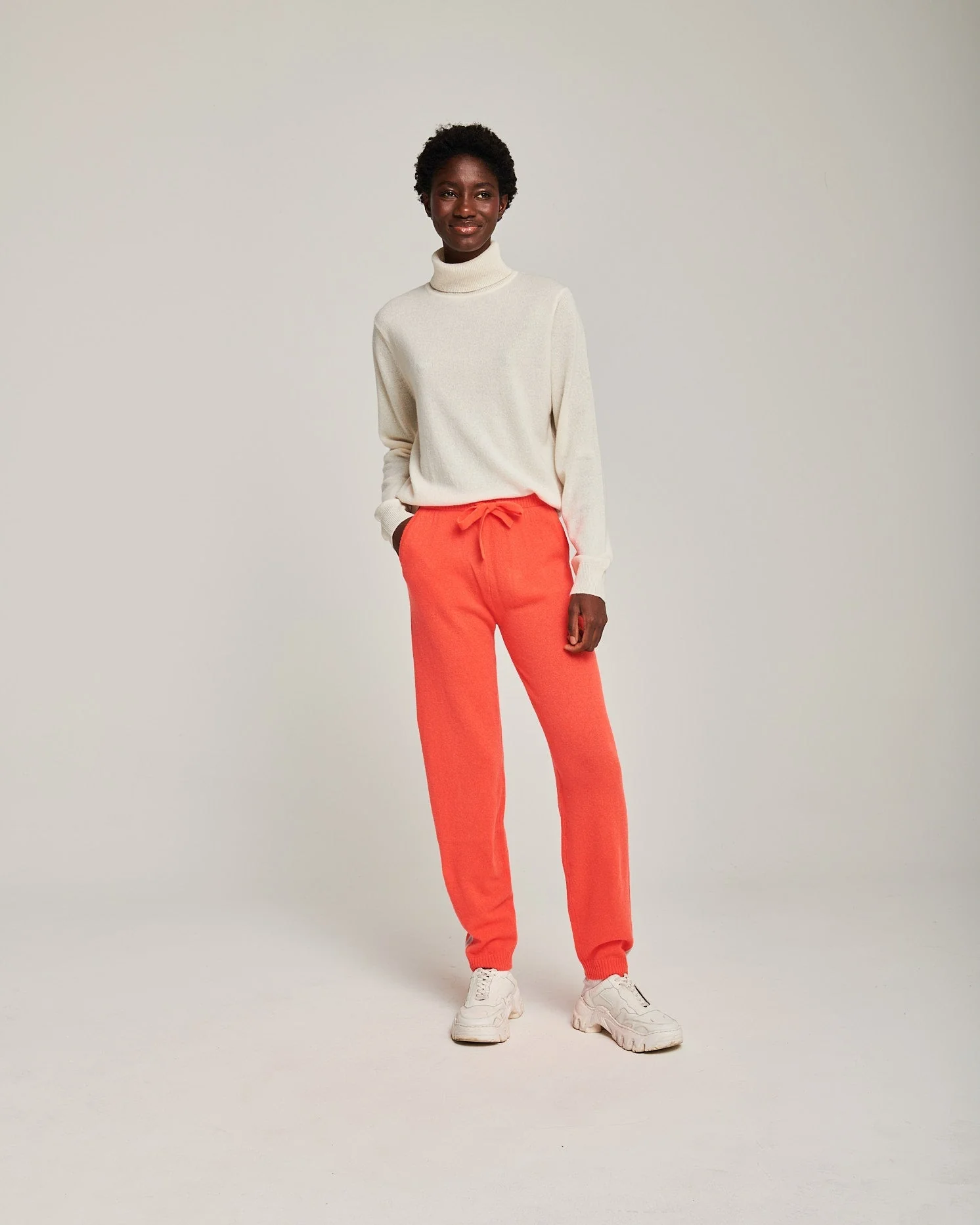 Pull Col Roulé Themys - Ecru - Femme - Image 2