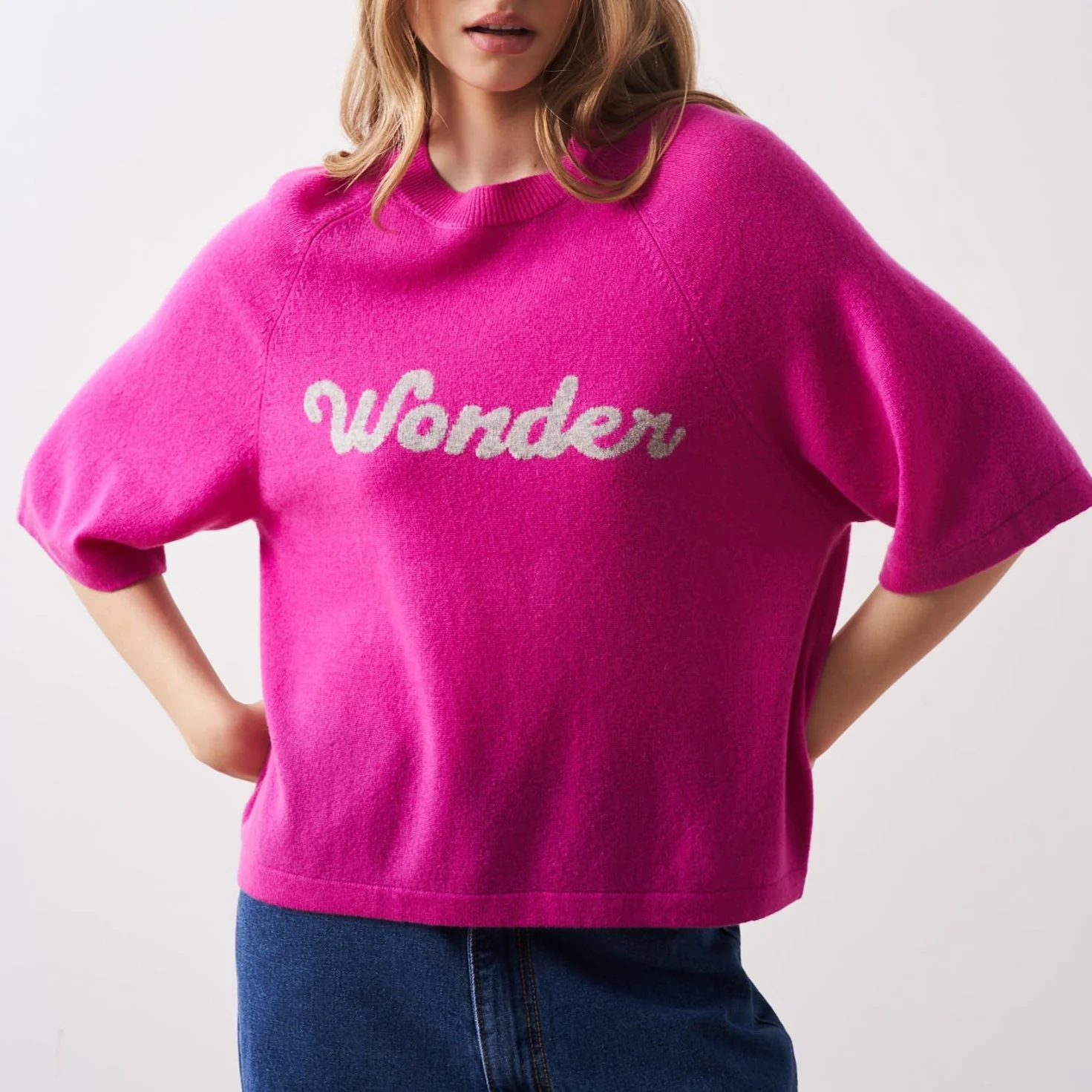 Pull Col R Mcr 3/4 Elea - Wonder Lollipop - 100% Cachemire 12Gg - Femme - Image 10