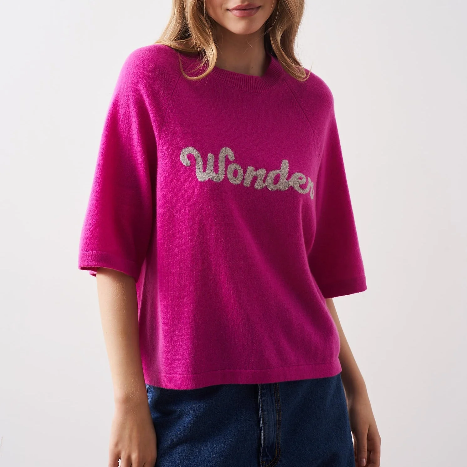Pull Col R Mcr 3/4 Elea - Wonder Lollipop - 100% Cachemire 12Gg - Femme - Image 9