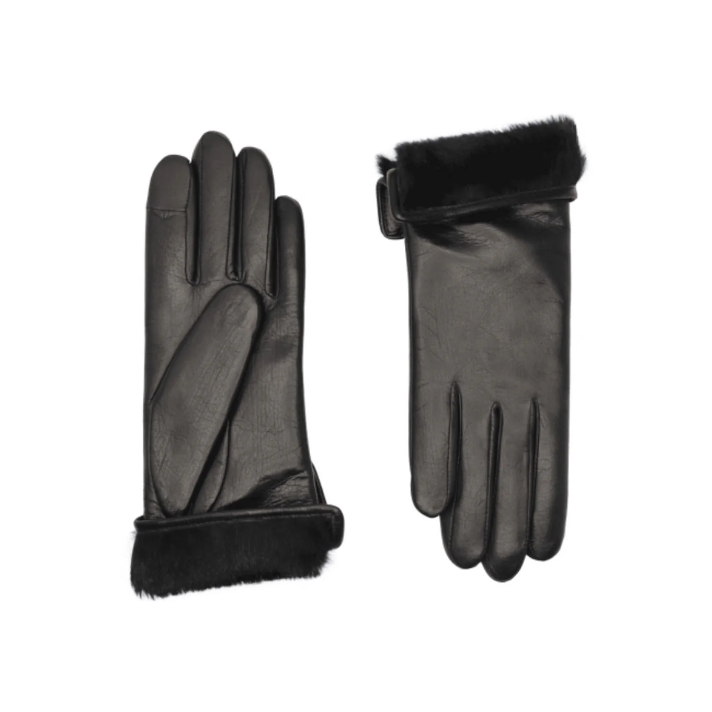 Gants Lapin-Noir Tactile - Noir Tactile - Femme - Image 3