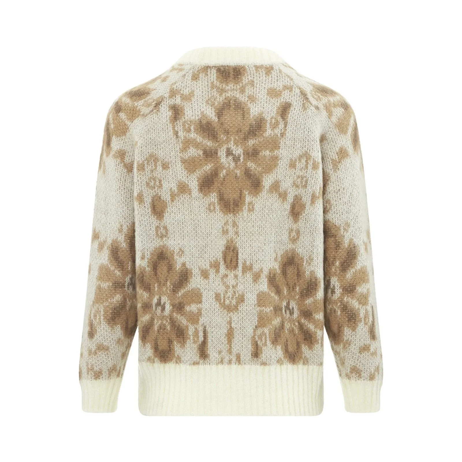 Alma Deia - Pull Jacquard Laine Mérinos - Blanc Cassé - Femme - Image 2