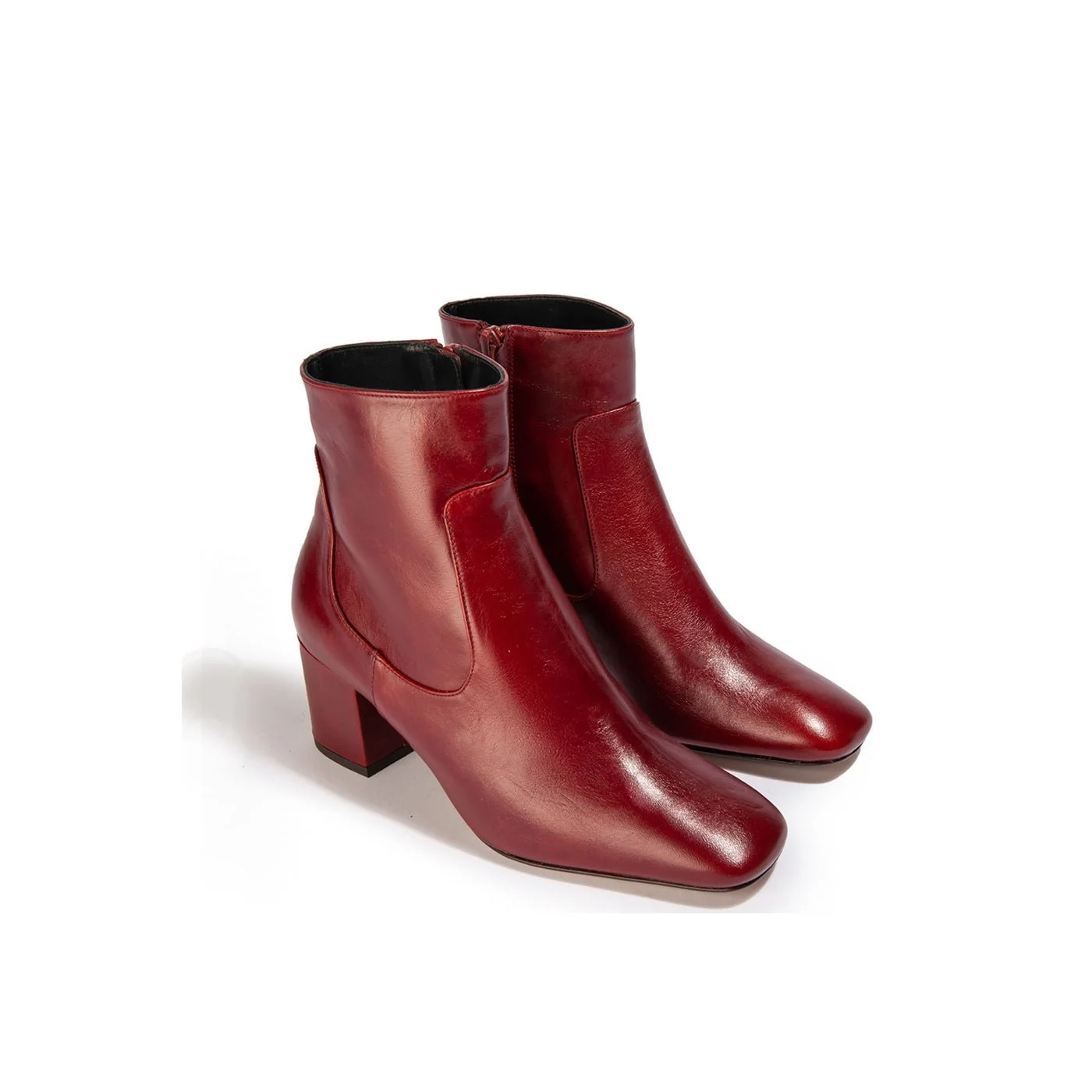 Bottines Astrid - Cuir Vintage Rouille - Anaki - Image 2