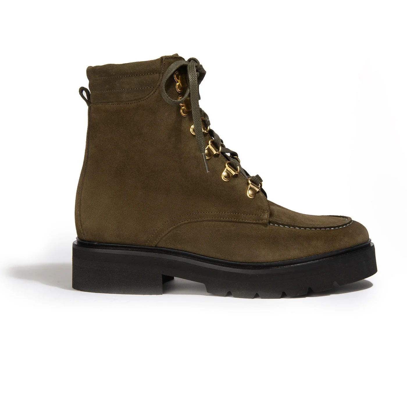 Bottines Lova - Veau Velours Army - Anaki - Image 2