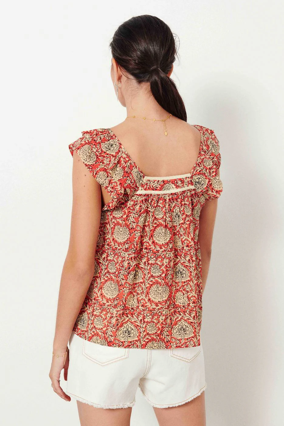 Top Peio - Rouge - Femme - Image 4