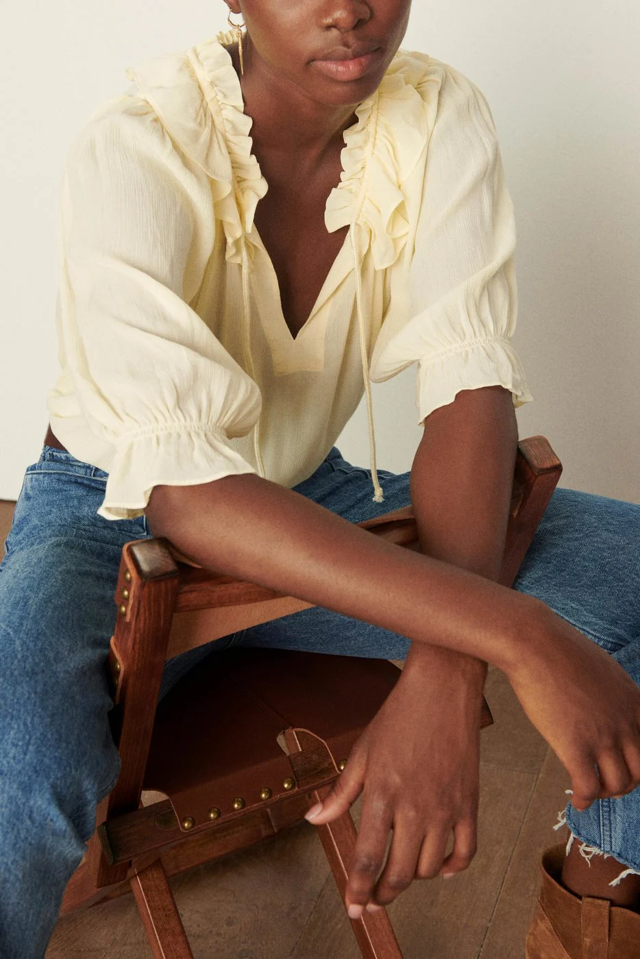Blouse Naty - Vanille - Femme - Image 3