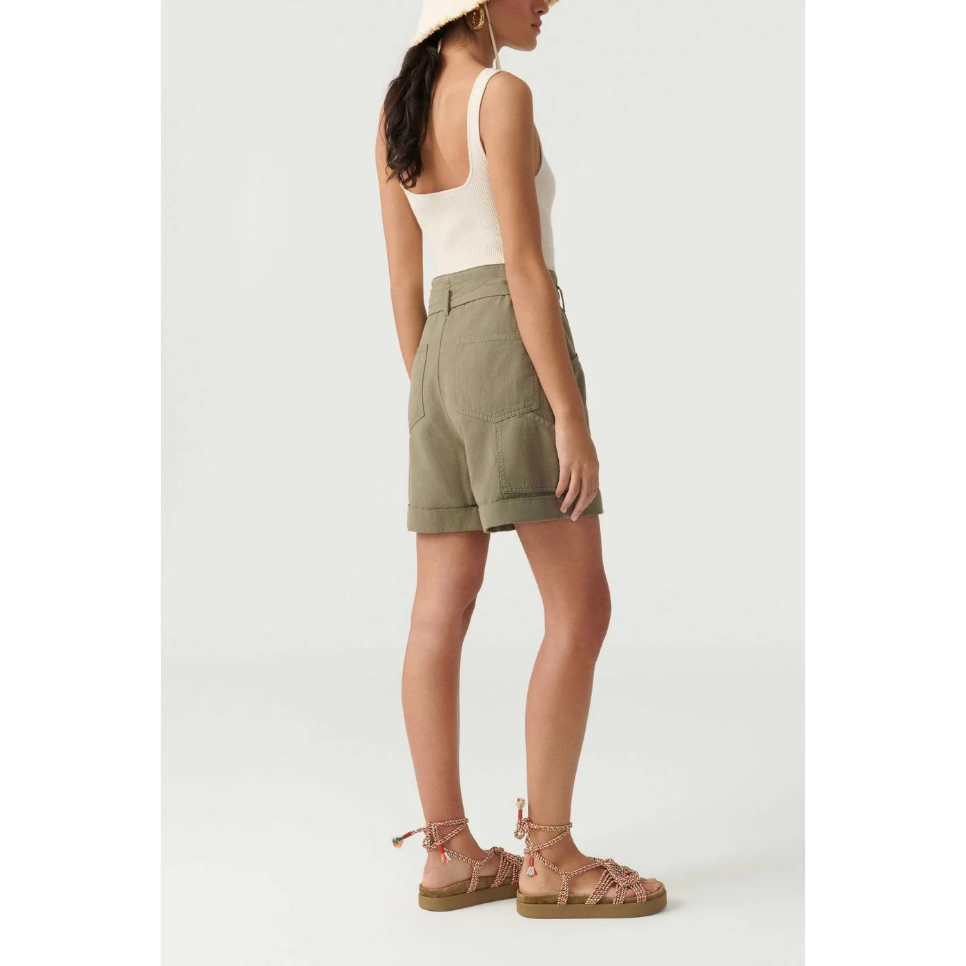 Short Dima - Kaki - Femme - Image 4