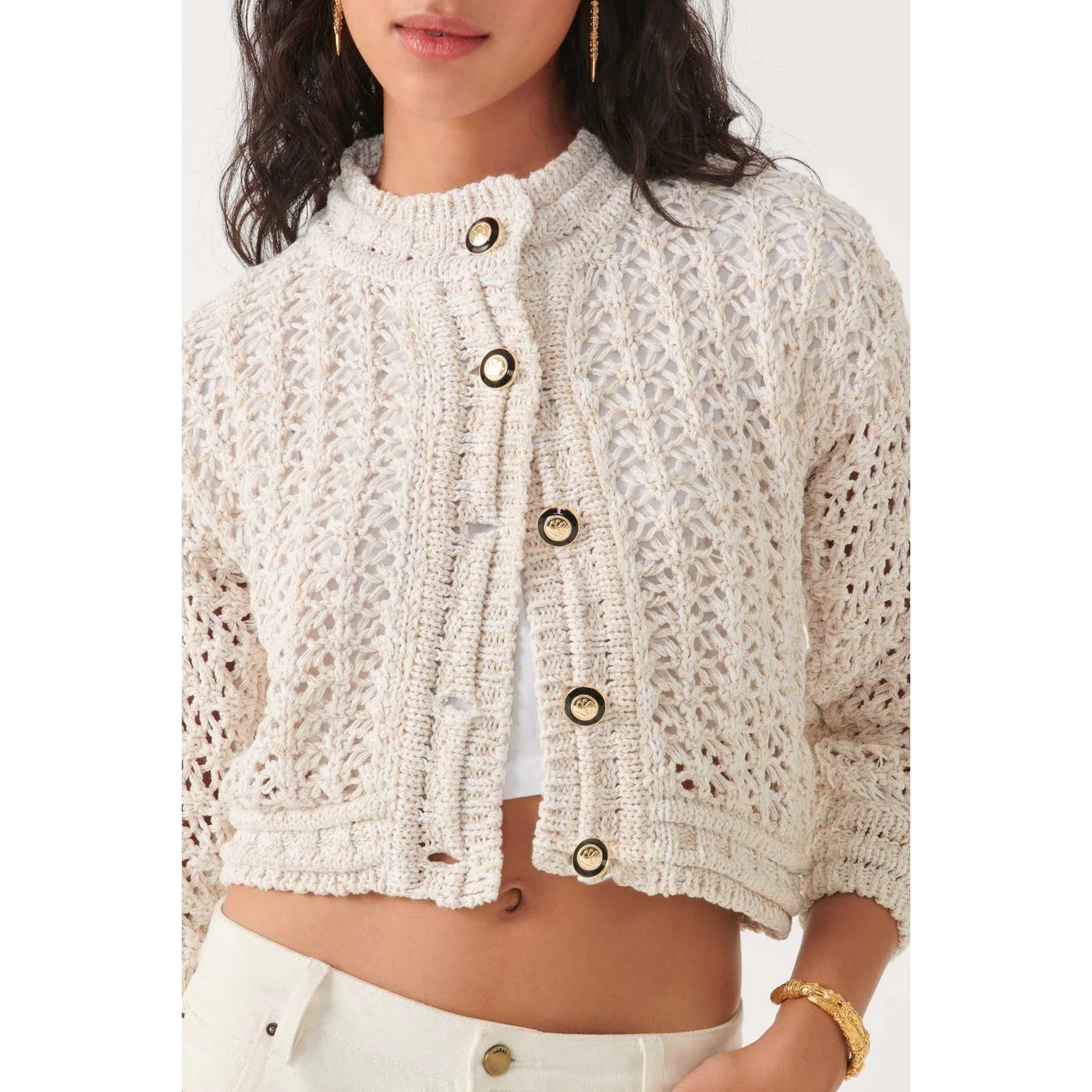 Cardigan Novela - Ecru - Femme - Image 3