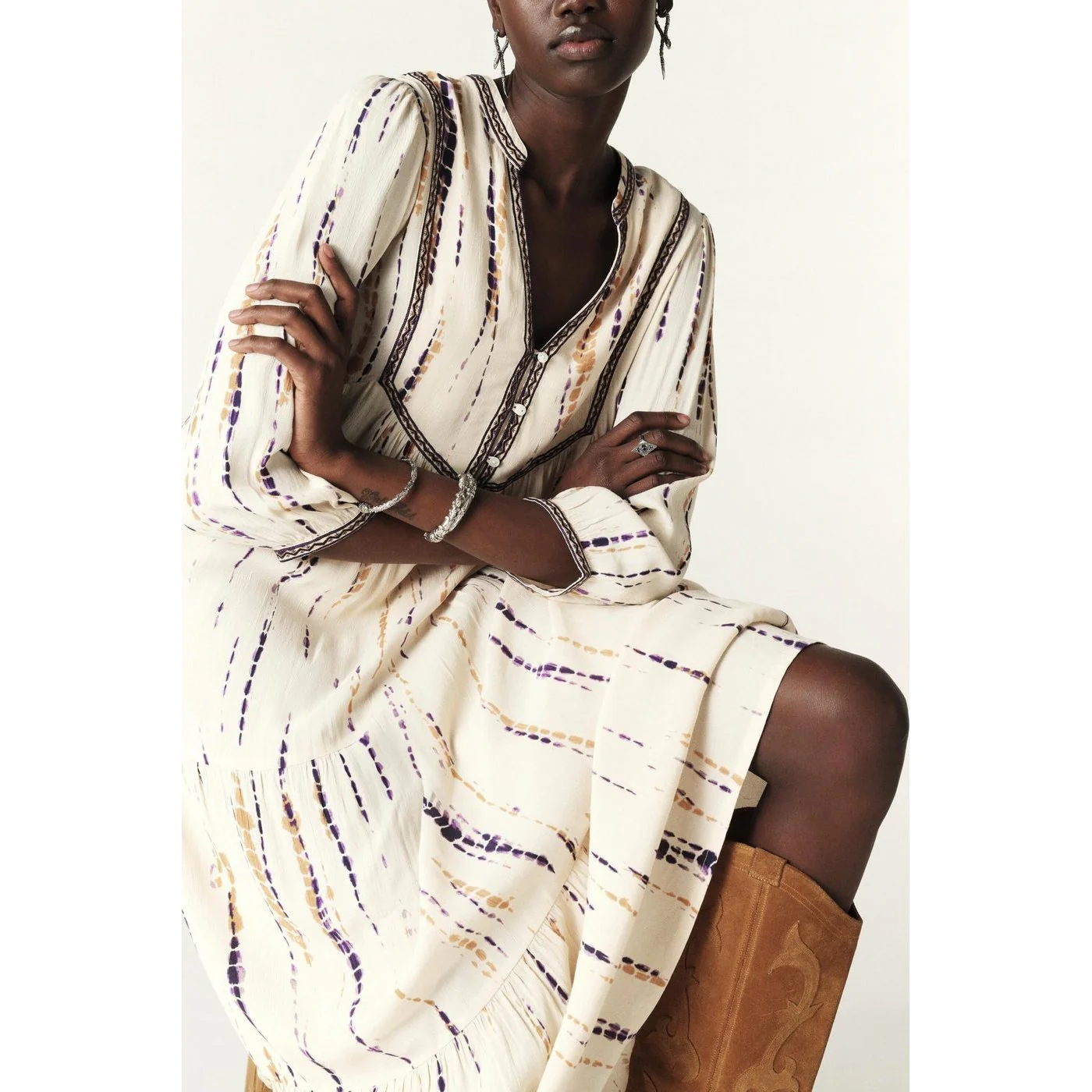 Robe Isolde - Vanille - Femme - Image 5