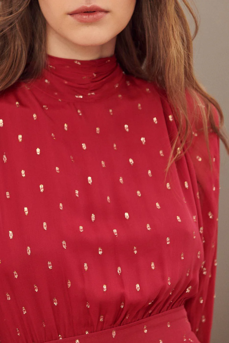 Robe - Framboise - Femme - Image 2