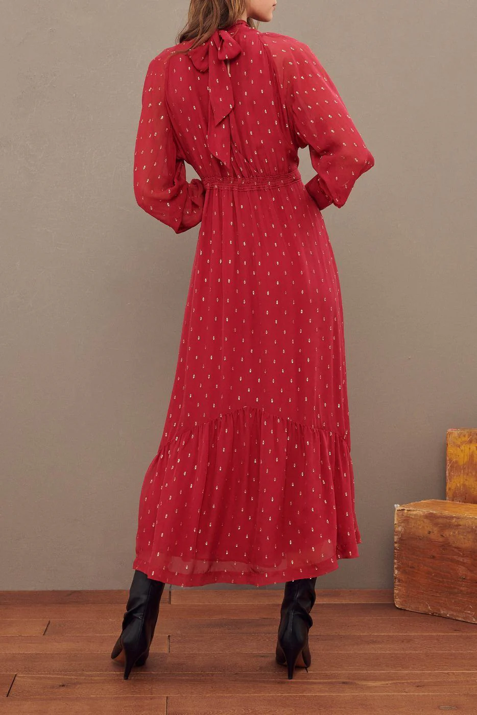Robe - Framboise - Femme - Image 3