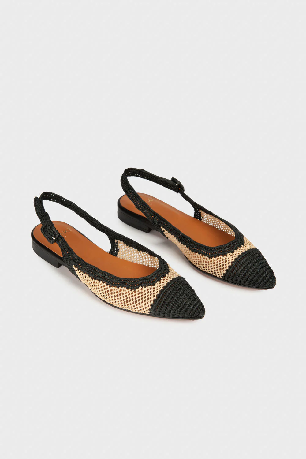 Ballerines Emilia - Raphia - Noir - Image 3
