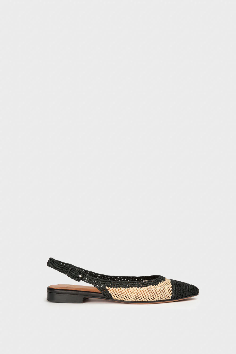 Ballerines Emilia - Raphia - Noir - Image 4