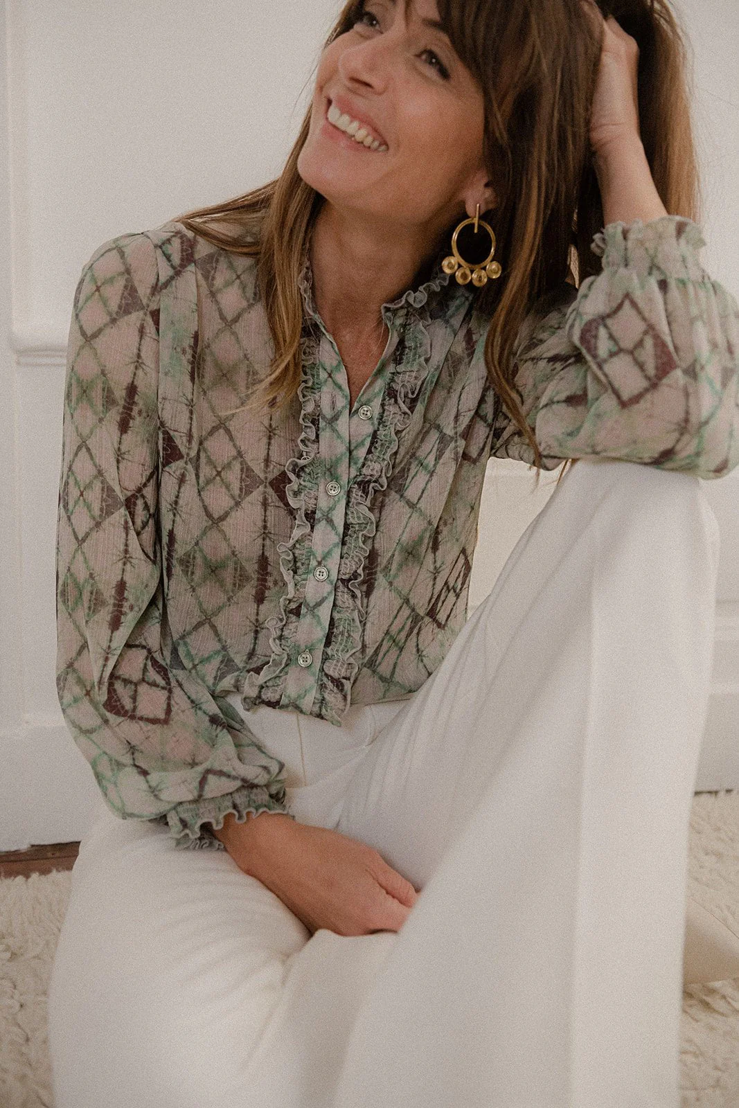 Blouse Agathe Wild Tie And Dye - Multicolor - Image 5