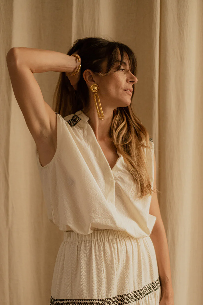 Blouse Lisa Ecru - Image 2