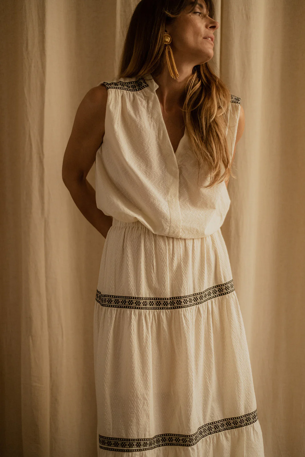 Blouse Lisa Ecru - Image 3