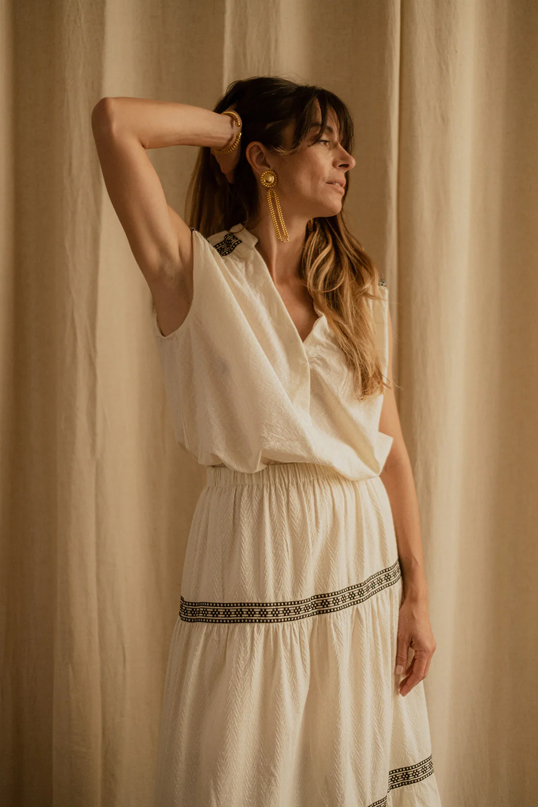 Blouse Lisa Ecru - Image 5