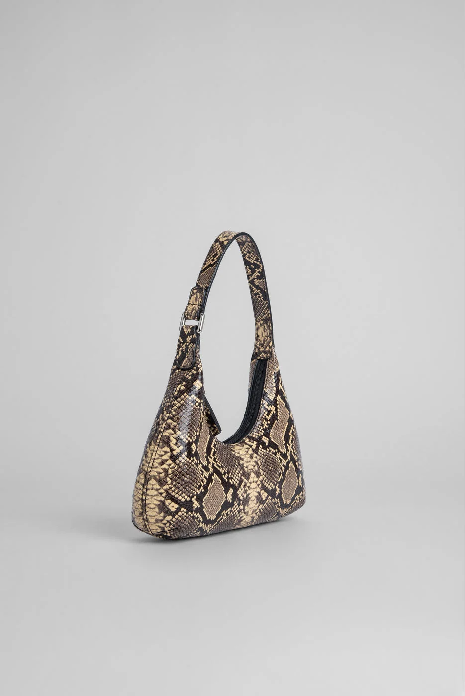 Sac Baby Amber Mocha Cuir Imprimé Serpent - Image 3