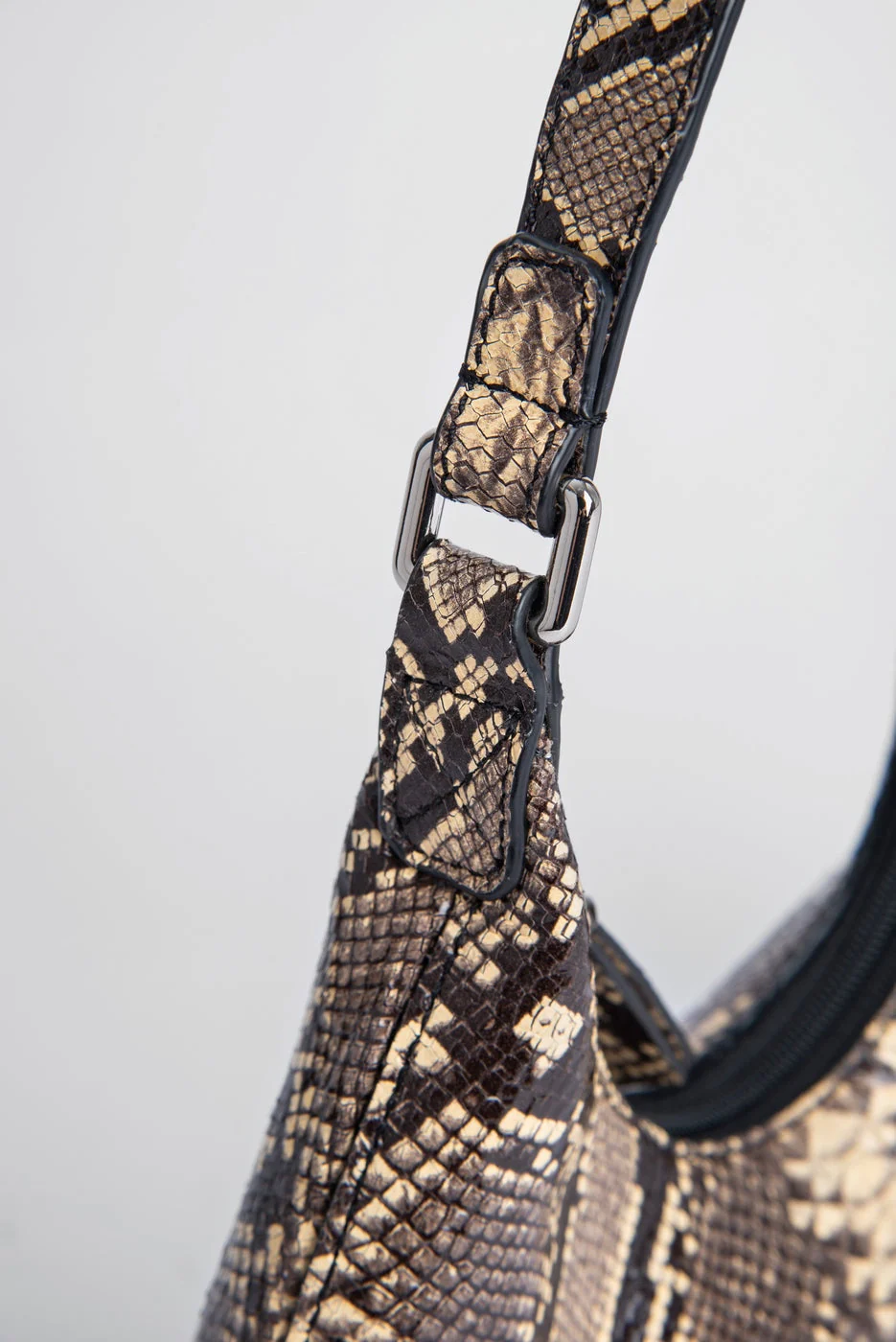 Sac Baby Amber Mocha Cuir Imprimé Serpent - Image 4