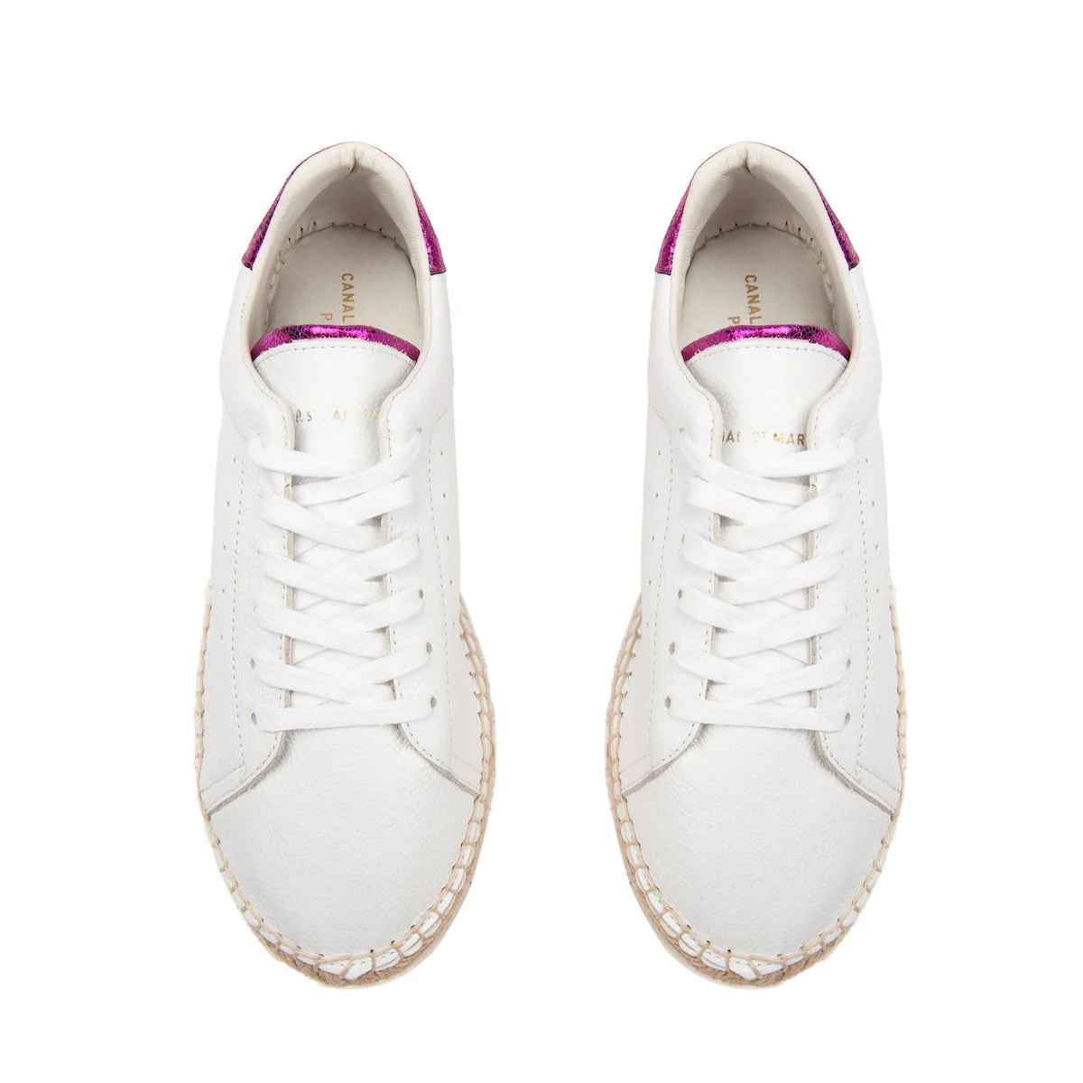 Baskets Espadrille Lancry - Fuschia Irisé - Femme - Image 2