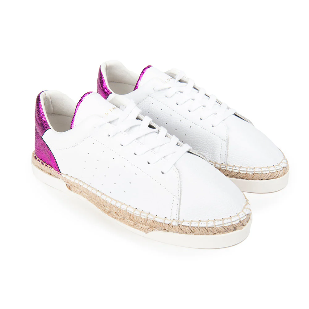 Baskets Espadrille Lancry - Fuschia Irisé - Femme - Image 4