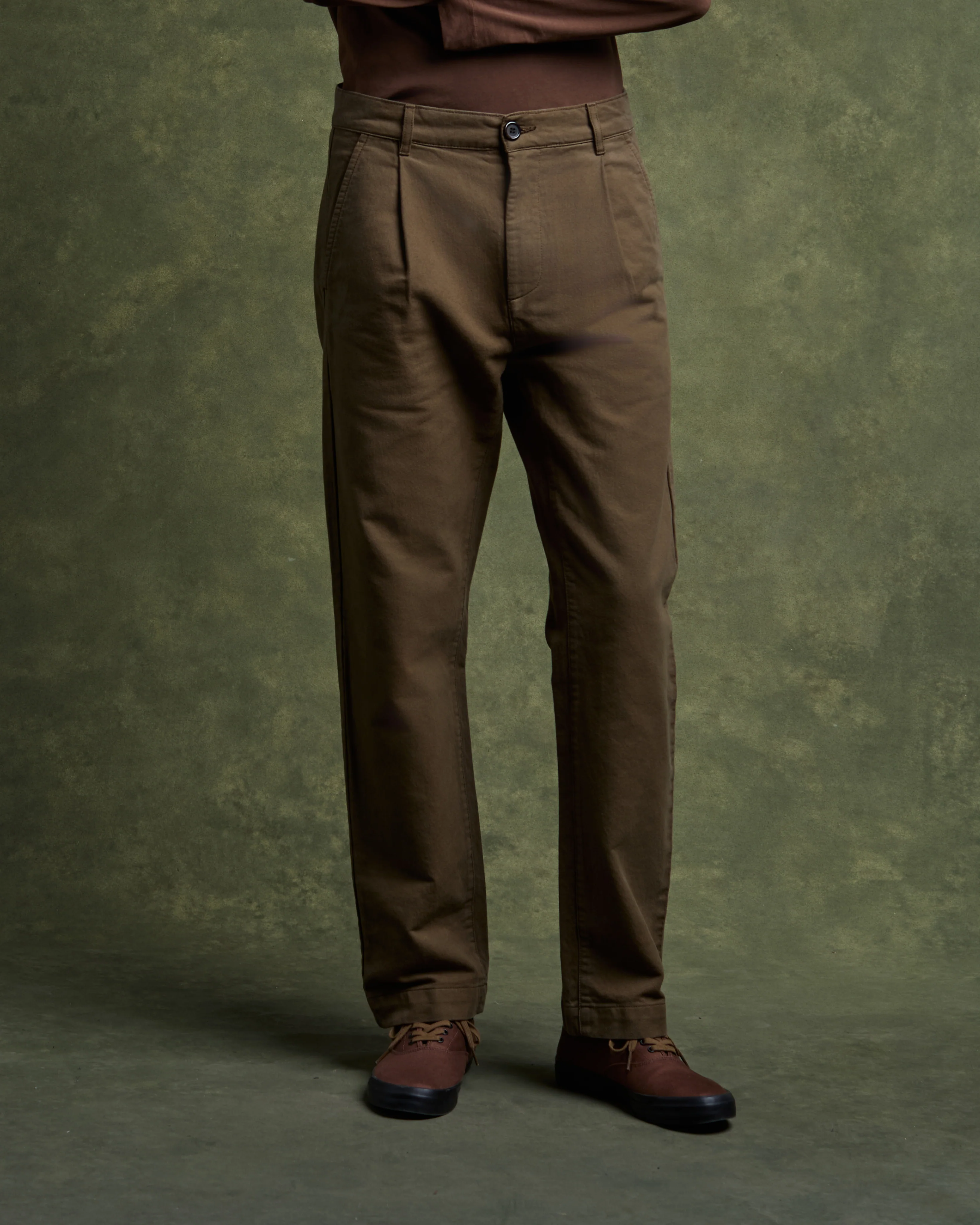 Pantalon Casual Diego Twill - Vert Jeep - Image 3