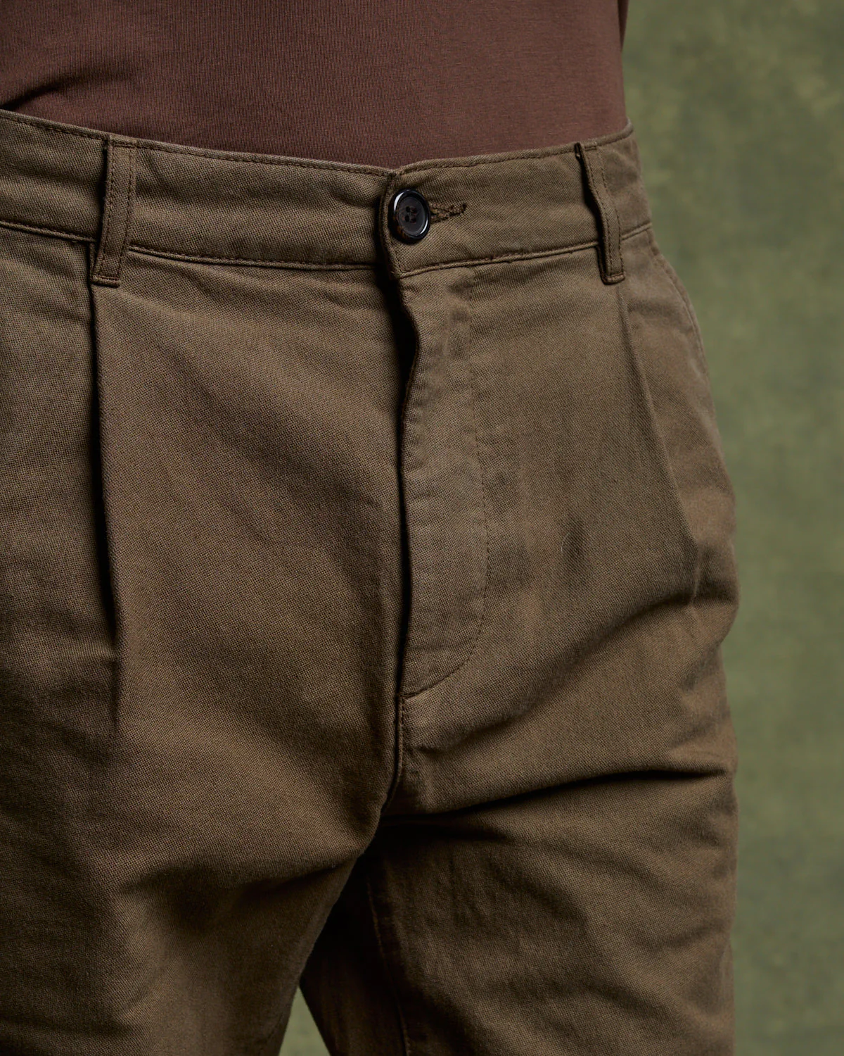 Pantalon Casual Diego Twill - Vert Jeep - Image 5