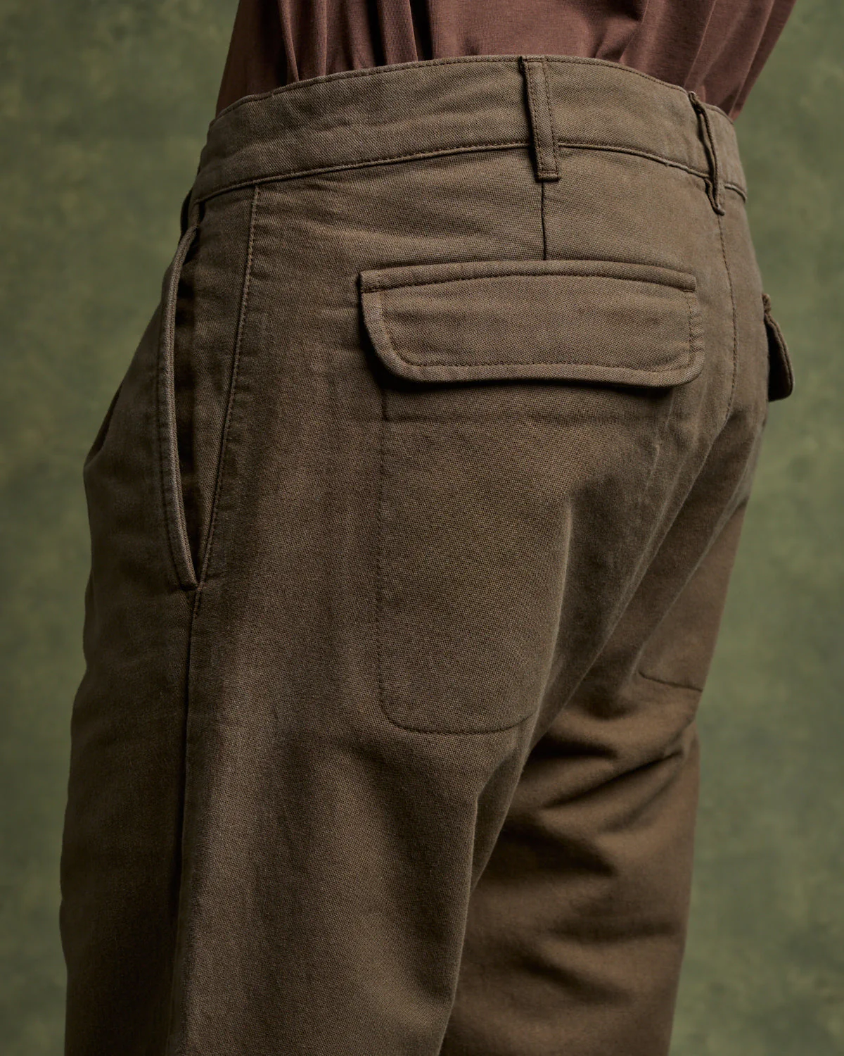Pantalon Casual Diego Twill - Vert Jeep - Image 6