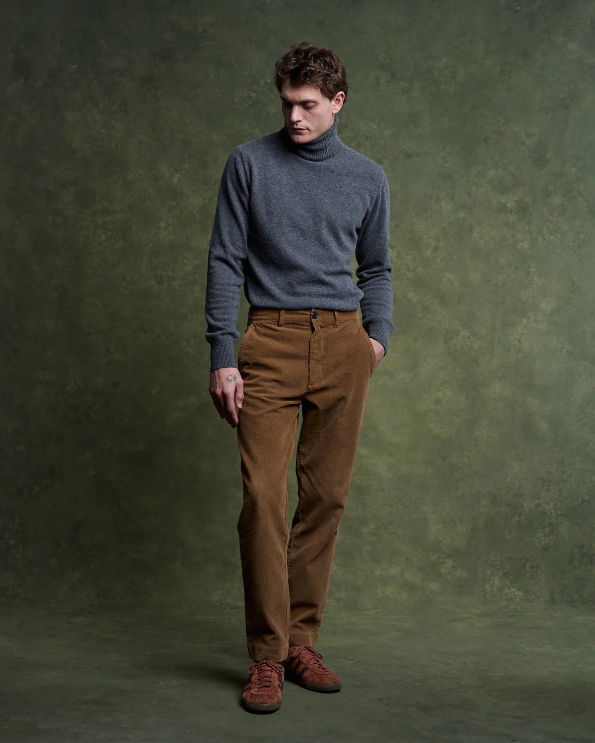 Chino Emerson Velours - Camel - Image 3