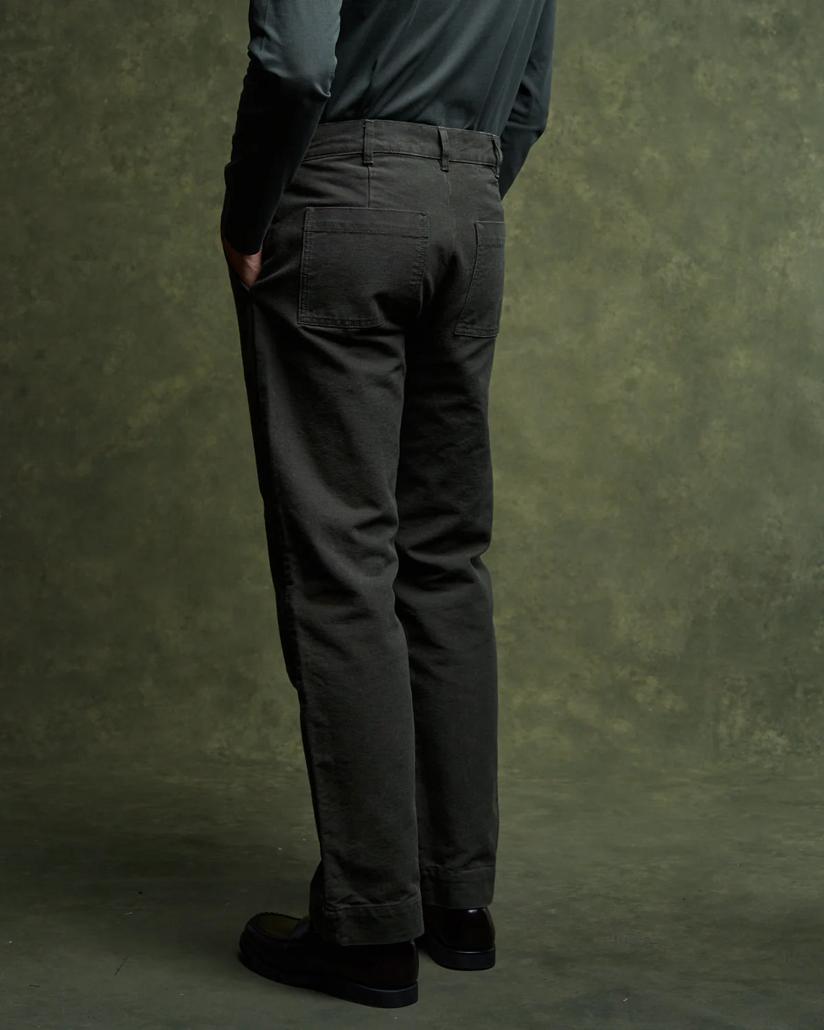 Pantalon Casual Gabin - Vert Chasse - Image 4