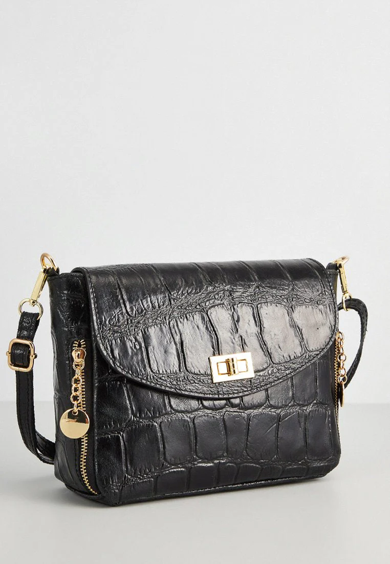 Sac À Bandoulière Flory - Noir - Image 2