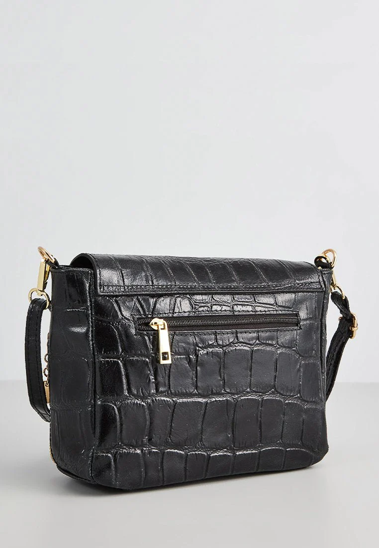 Sac À Bandoulière Flory - Noir - Image 4