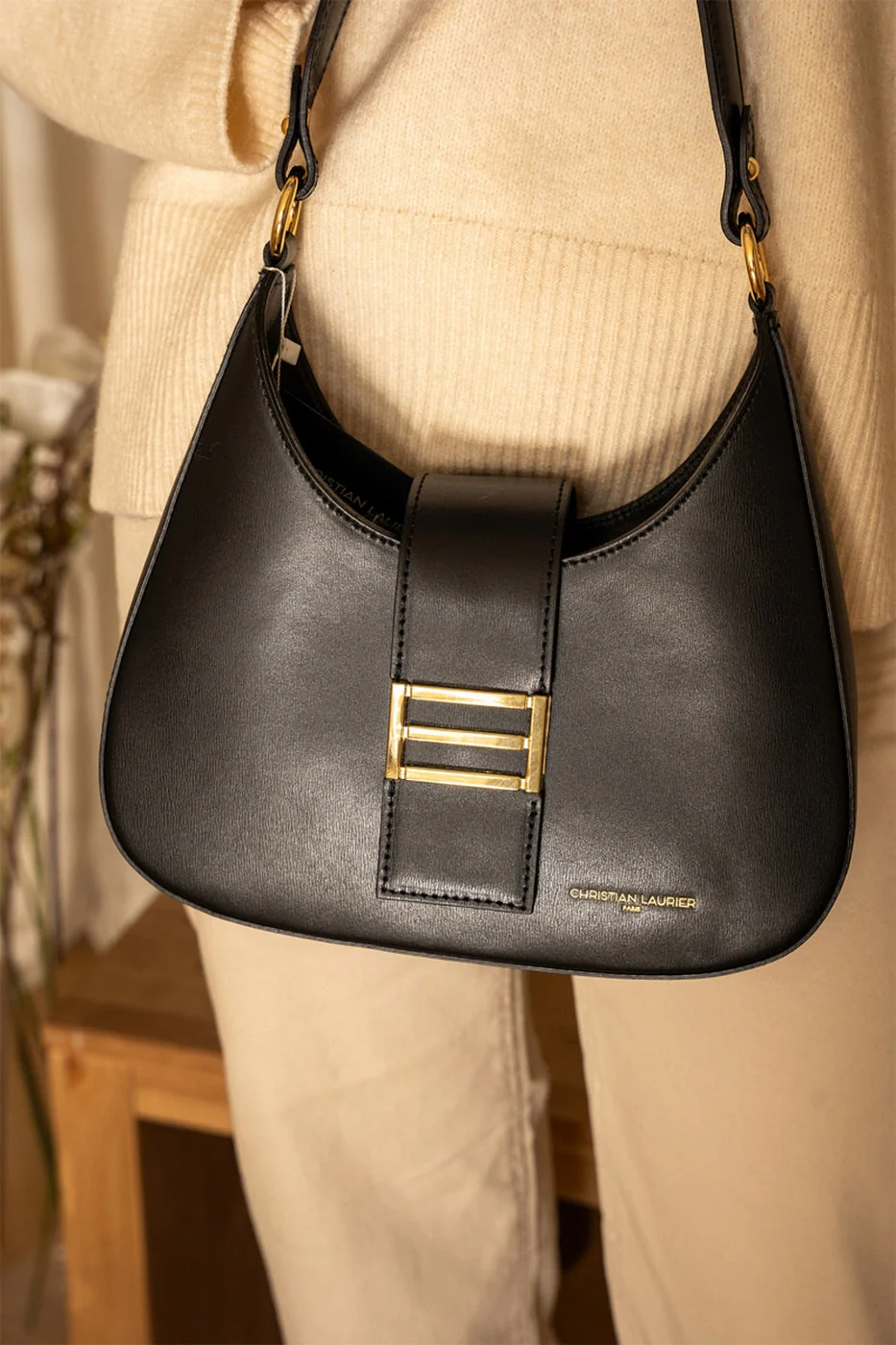 Sac À Bandoulière Inaya - Noir - Image 3