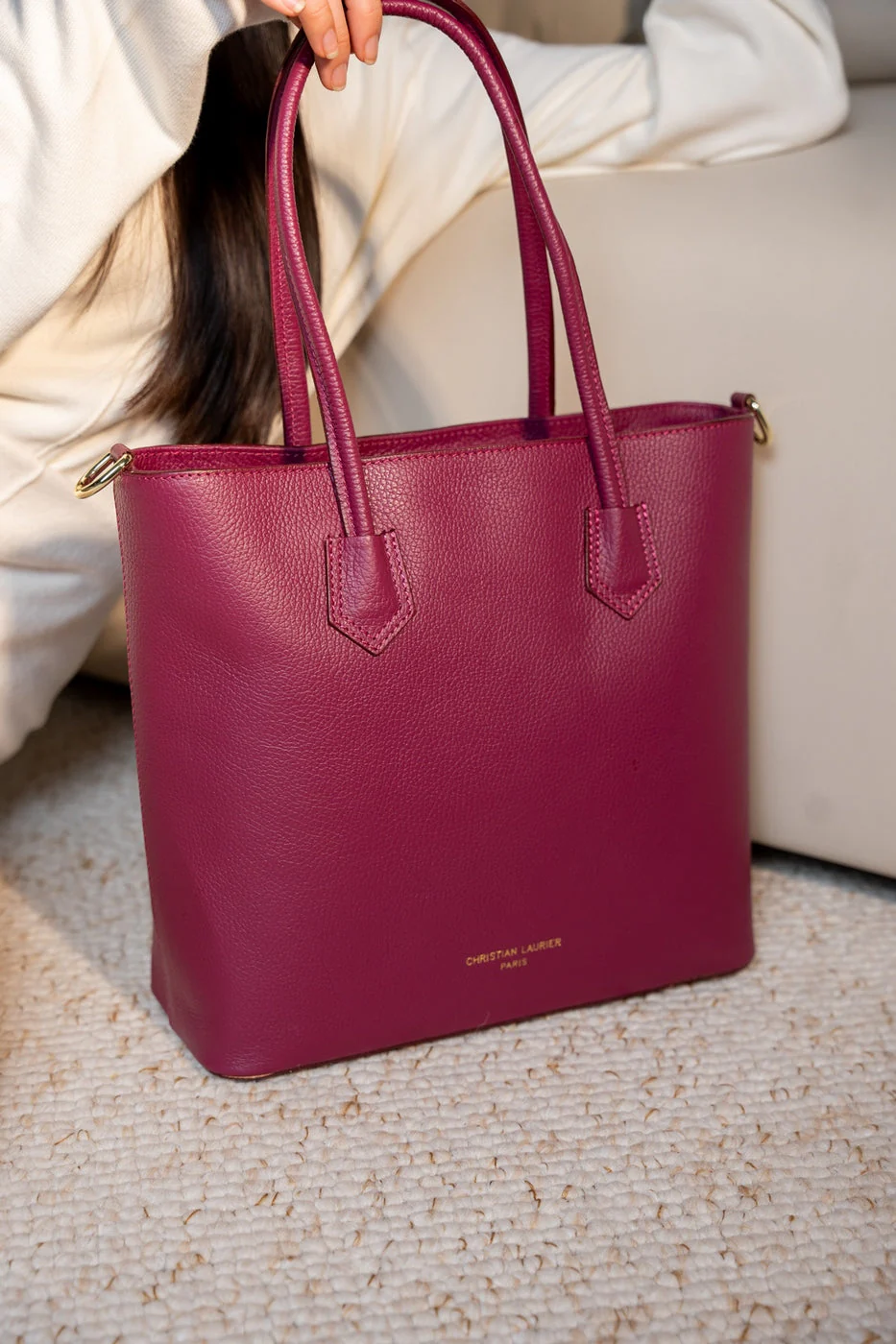 Sac À Main Mary - Bordeaux - Image 4