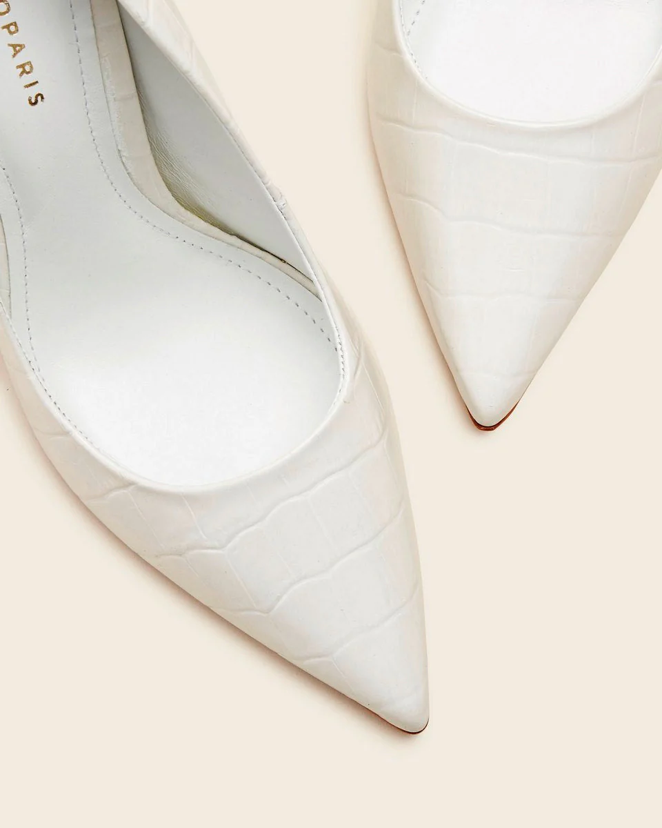 Escarpins Aelia2 - Blanc - Image 3